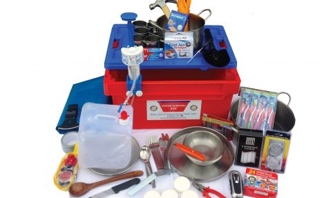 Water Survival Box contents provide international disaster relief