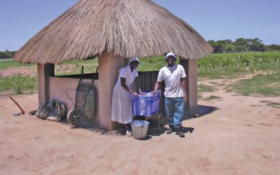Family access clean water with Aquabox