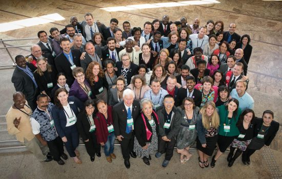 2015 cohort of Rotary Peace Fellows promoting peace