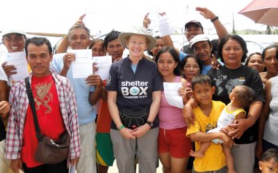 shelterbox response volunteer Lix Odell