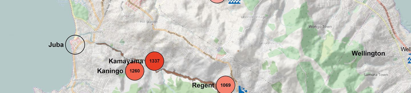 mapaction sierra leone landslide floods
