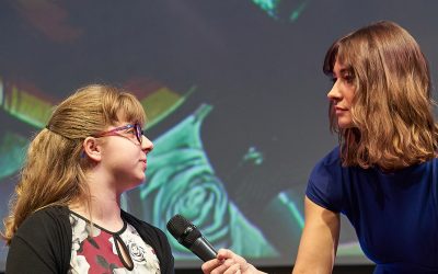 abbie breakwell young citizen award wheelpower at rotary conference