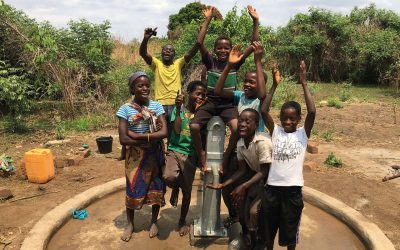 village water providing clean water for community rotary project