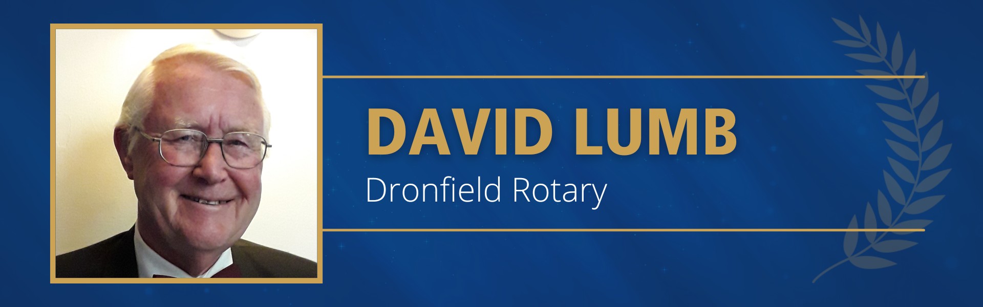 David Lumb Dronfield Rotary